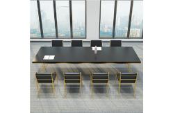 China Customized Melamine Rectangle Office Conference Table For 10 People supplier