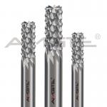 Tungsten CNC Router Bits H6 Corn Teeth End Mill Customized For Wood for sale