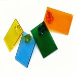 2mm Translucent Colored Acrylic Sheet Thin Clear Acrylic Construction Panel for sale