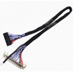 AWG26-28 Black Insulation LVDS Cable for Networking Transmission for sale