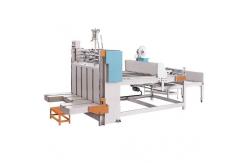 China Folding Gluing Stitching Corrugated Carton Box Machine Electric Driven supplier