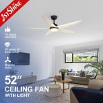 1stshine ODM OEM LED Light Ceiling Fan with REACH Certificate and Colorful ABS Blades for sale