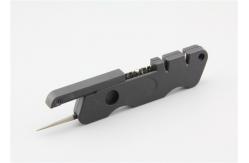 China Multi Purpose Outdoor Knife Sharpener With Climbing Hook , Screwdriver And Fire Stick supplier