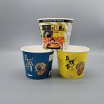 Eco Friendly Biodegradable Disposable Kraft Salad Paper Bowl With Paper Lid for sale