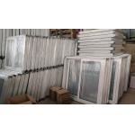 Glass PVC Sliding Window And Door White Frame Double Glazed Balcony Windows for sale
