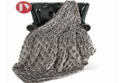 China Rectangular brown Faux Animal Fur Blanket Stretch Rabbit Fur Super Soft luxury supplier