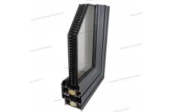 China Two Cavity Aluminum Alloy System Windows 1m Triple Double Glass 1.8mm Profile supplier