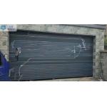 Remote Control Aluminium Alloy Slat Shutter Roller Doors With PU Infilled
