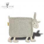 Customised Huggable Baby Comforter Toy Stripe Sheep Sleep Comforter Toy