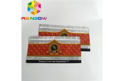 China Resealable k Plastic Pouches Packaging Clear Holographic Frosted Cigar Food Storage supplier