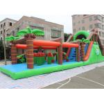 Waterproof Inflatable Obstacle Course 7.3 * 3.6 * 4.7 M CE / UL Blower for sale