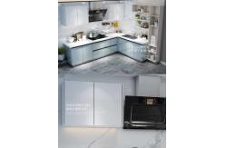 China 304SS 316SS Solid Stainless Steel Kitchen Cabinet Units L Shaped supplier