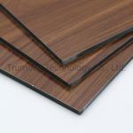 Wood Color Building Decoration Material Aluminum Composite Board for sale