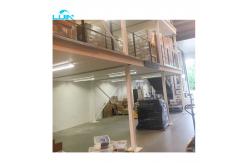 China Integrated Stationary Warehouse Storage Racking System Mezzanine Platform with Steel Stair supplier