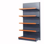 Powder Coated Supermarket Display Racks  / Grocery Store Display Shelf for sale