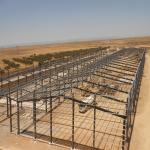 Welded Connection Prefabricated Metal Structures Steel Frame Building OEM for sale