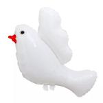 Wholesal New White Bird Peace Dove Foil Globos Pigeon Balloons Wedding Graduation Party Decorations for sale
