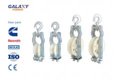 China Aluminum Powerline Tools And Equipment Crossarm Mounted Stringing Block supplier