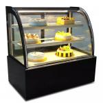 Refrigerated Countertop Bakery Display Case Glass Cake Display Cabinet for sale