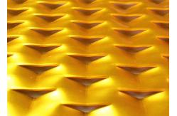 China PVDF Galden Triangular Hole Aluminum Expanded Metal Mesh For Sound Absorption supplier