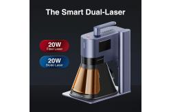 China Portable Laser Engraving Machine 20W Fiber Diode Laser Engraver For Cutting supplier