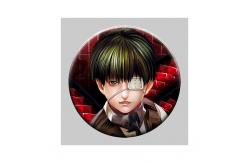China Custom 3d Pins 58mm Lenticular Anime Button 3d Badge supplier