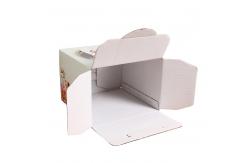 China Custom Luxury Corrugated Cardboard Cake Boxes Wholesale Printing With Handle supplier