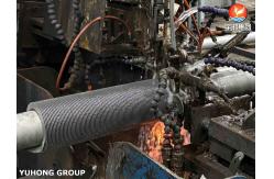China Serrated Finned Tube HFW Helical Spiral Serrated Fin Tube for Heat Exchangers supplier