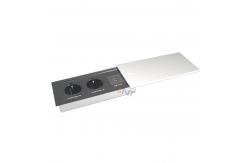 China EU Power Slide Open Hidden Into Desk Mount Socket Box With USB Charger supplier