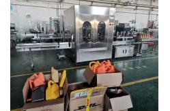 China 8000BPH Engine Lubricant Oil Bottle Filling Line 0.35cbm/Min supplier