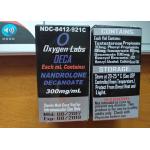 Black Oxygen Labs 10ml Vial Boxes Full Color With Silver Printing PET Material for sale