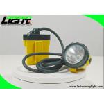 Underground Mining Corded Miner Cap Lamp 25000 Lux 348 Lum 14 Hours Lighting for sale