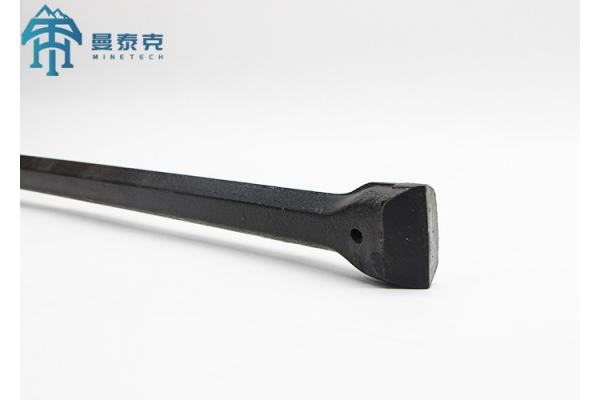 Cemented Carbide Chisel - Shaped Bit Head Integral Drill Rod