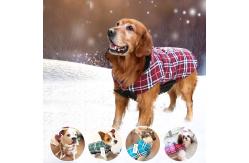 China  				Waterproof Windproof Reversible British Style Plaid Dog Vest Winter Coat 	         supplier