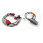 0.3lb SpO2 Extension Adapter Cable Red Connector For  2406 Rainbow RC-4 for sale
