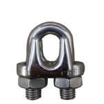 Polished Wire Rope Clip US Type Stainless Steel Cable Clamps 3mm To 76mm for sale