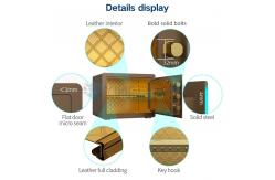 China 13kg Smart Home Safe Box Biometric Fingerprint Lock With Glossy Surface supplier