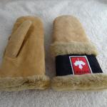 Shearing Wool Waterproof Warm Winter Thinsulate Ski Gloves for sale