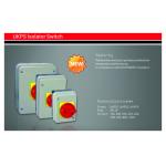 IP65 100A 4 Pole Painted Steel Enclosure Rotary Cam Switch 3 Years Warranty for sale