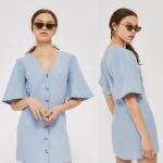 High Quality Wholesale Breathable Soft Loose Casual Shirt Dress Cotton for sale