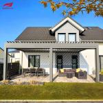 China SUNC Motorized Aluminum Pergola for Office Space in Garden Design manufacturer