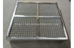 China metal Bracketed Mist Eliminator Knitted Wire Mesh Pad Demister supplier