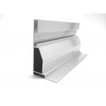 Silver Electrophoresis Aluminium Display Profile For Advertising / Exhibition / Led for sale