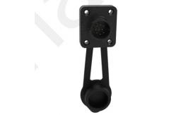 China M19 Connector 9pin Black 5A Solder Overmolded Aluminum Alloy Shell Nylon IP67 supplier