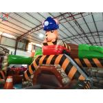 Commercial Inflatable Bouncy Forest Themed Castle House Combination