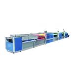 Customzed Double Layer Shoe Production Line Automatic Shoe Assembly Line With Infrared Oven for sale