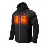 Black Battery Operated Electric Heated Clothes 3 Levels Smart Control for sale