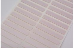 China 25mmx4mm High Temperature Adhesive Labels 1mil White Matte Polyimide supplier