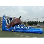 Commercial Pirate Ship Slides Inflatable Water Games With Pool