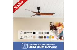 China 6 Speeds Remote Control Plastic Decorative Ceiling Fan Without Light supplier